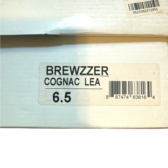 Women’s Steve Madden Brewzzer Cognac Leather Mid Calf Boot with Stacked Heel EUC - Picture 12 of 13